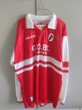 Maglia AS Bari 1997-1998 Lotto Away Maniche Lunghe Serie A Very Rare Shirt Vtg