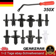 350x Assortimento Rivetti Distanziali Auto Porta Auto Fissaggio Interno Clip Kit Set Auto