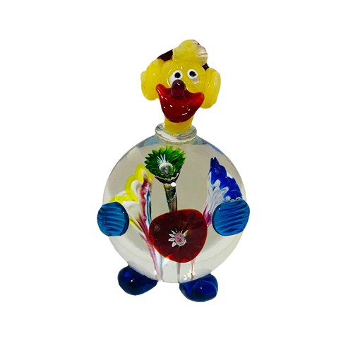 Murano clown fermacarte - murano,