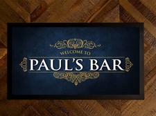 Personalised Bar mat - with