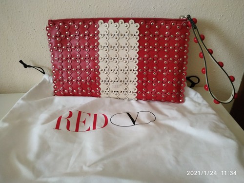 Clutch red valentino rossa e - red,