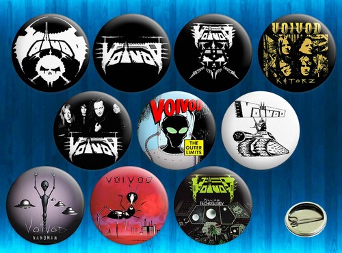 Voivod lot of 10 badges - -,