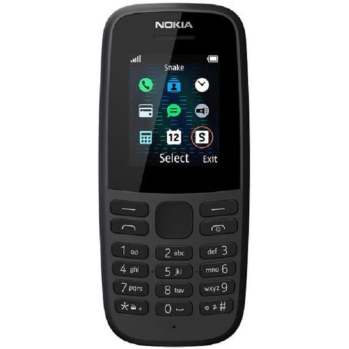 Nokia 105 nero black torcia - nero, eu