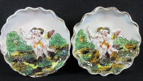 Pair capodimonte shallow - of,