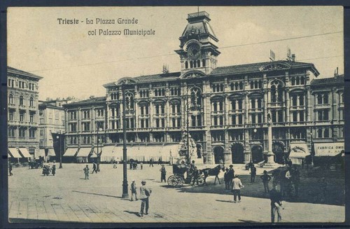 Trieste 1900 cartolina - trieste,