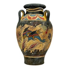 Vaso a tre manici per delfini