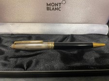 Penna vintage Montblanc Douè a sfera resina e argento con scatola e refill