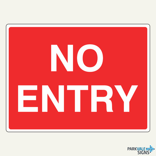 Cartello entry segnale - no,