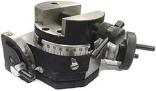 Tavola rotante verticale orizzontale indicizzazione fresa inclinabile HV 4"...