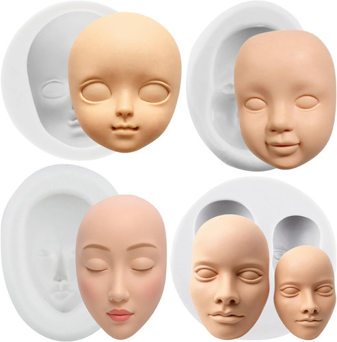 Stampi silicone viso - stampi, umano