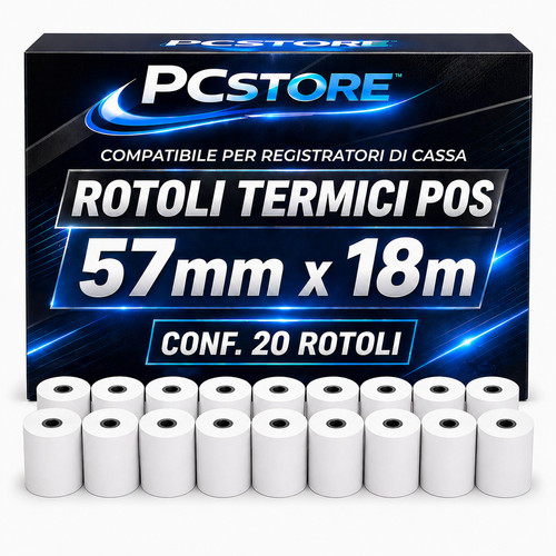 Rotoli termici pos 57x18m - 20,