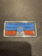 Piaggio Concessionario Ciao Vespa Ape ORIGINALE Adesivo Anni 60 70 80