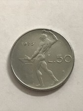 Italy 50 Lire 1976 Coin C9