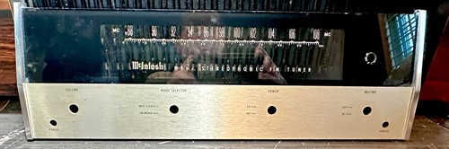 Mcintosh mr67 tuner - mcintosh, faceplate