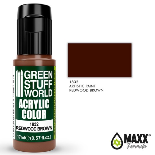 Colori acrilici redwood brown - colori,