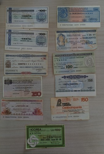 Lotto assegni circolari - 11,