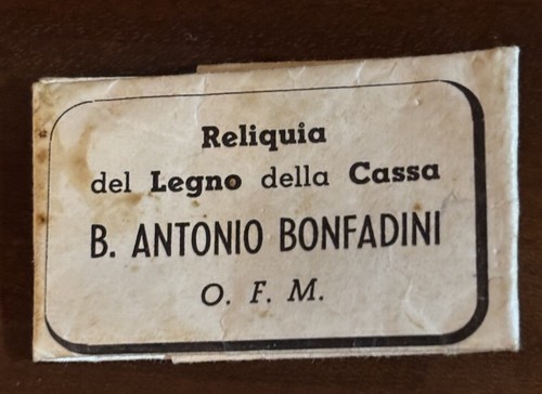 Reliquia relicario legno bara - relicario,
