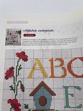 Schema punto croce Alfabeto