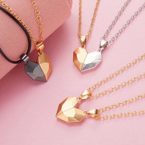 2pz collana coppia cuore - 2pz,