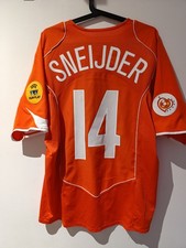 Maillot Jersey Camiseta Maglia Nike Home KNVB Netherlands Sneijder 2004