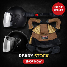 Casco moto d'epoca universale