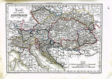 Mappa antica Impero Austria