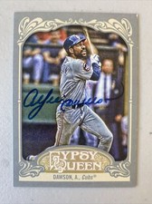 Carta Andre Dawson firmata