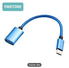 CAVO OTG MICRO USB CAVETTO ADATTATORE DATI MASCHIO PER PC TABLET SAMSUNG HUAWEI 