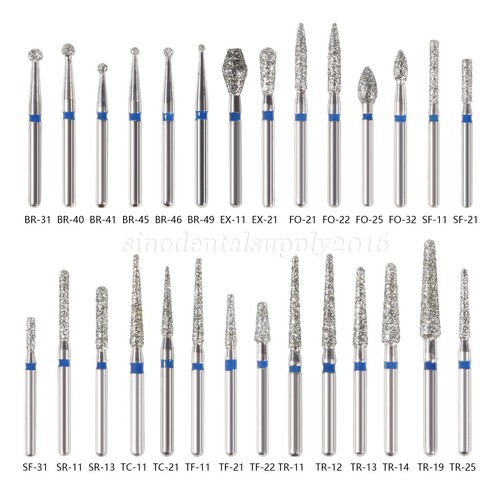 50pcs dental frese diamantate - frese,