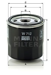 Mann filter filtro - filtro, olio