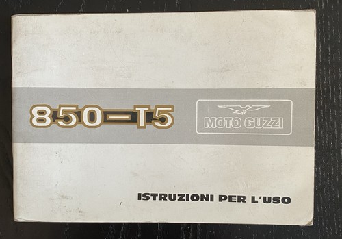 Moto guzzi 850 manuale - moto, 850-t5