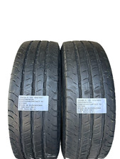 2 PNEUMATICI USATI 195/65 R 16C 104/102T CONTINENTAL ESTIVO 6 MM DOT 0621