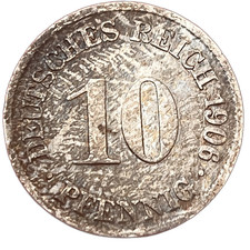 Germania 10 Pfennigs 1906 D? -