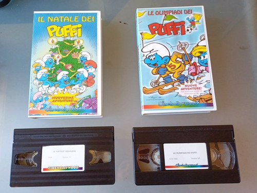 Puffi lotto vhs vintage - i,