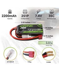 Batteria lipo 2s 2200 mAh