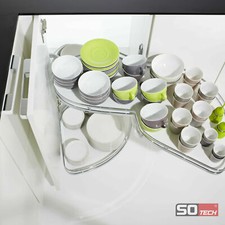 Armadio angolare estraibile