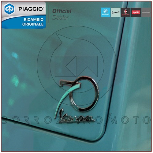 Adesivo logo rilievo vespa - in,
