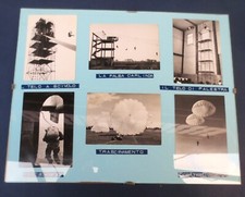 RARE FOTO SQUOLA MILITARE DI PARACADUTISMO - SMIPAR - GAMERRA - PISA 1964