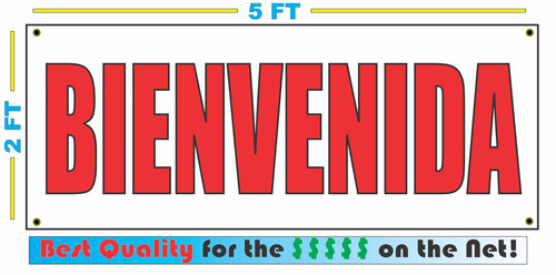 Insegna banner bienvenida - insegna,