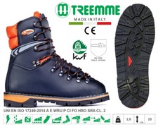 TREEMME Stivale termico Boscaiolo CE 17249 antitaglio CL.2 suola TRAIL 1104