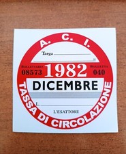 Bollo decorativo DICEMBRE 1982