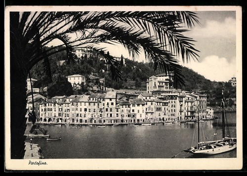 Cartolina portofino vista - vista, sul