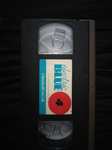 Electric blue vhs - blue,