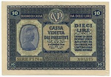 10 LIRE CASSA VENETA DEI