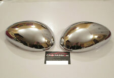 CALOTTE SPECCHIO CROMATE ALFA ROMEO 147 DAL 00 LUCIDE RETROVISORE STEMMA LOGO 