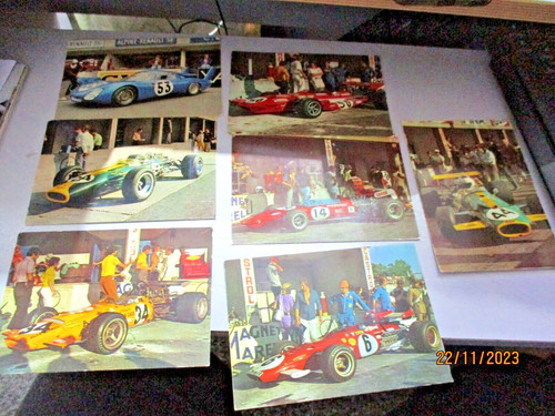 Lotto cartoline 1970 auto - cartoline, 1970/71