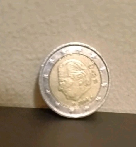 Moneta euro con alberto - moneta,