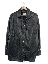 BERSHKA Giacca in ecopelle