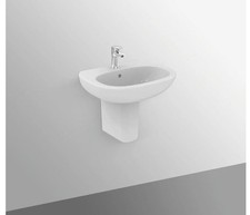 Ideal Standard TESI LAVABO L.65 cm monoforo, con troppopieno, bianco T351301