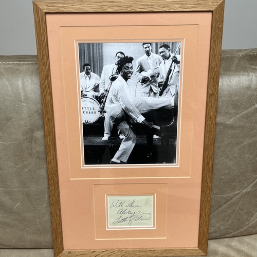 Little richard autograph with - little,